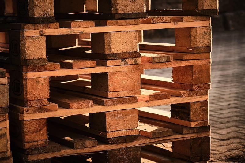 Pallet Wood Wall Shelf